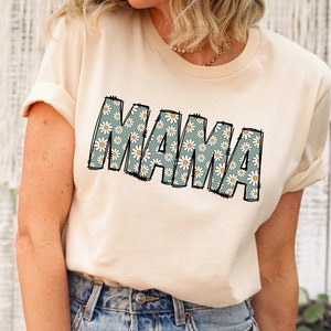 Floral Mama Shirt, Cute Mom Shirt, Mother&#39;s Day Gift, Mommy Shirt, New Mom Gift, Gift for Mother, Mama Shirt, Gift for Grandma