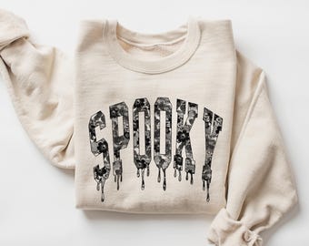 Stay Spooky Sweatshirt, Halloween Sweatshirt, Halloween Gift Hoodie, Womens Halloween Sweatshirt, Spooky Season Shirt, Ghost Halloween