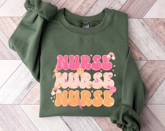 Nurse Sweatshirt  and Hoodie, For Work Cute Nurse Shirt Nurse t-shirt Tshirt RN Nurse Shirt Registered Nurse Shirt Nursing School