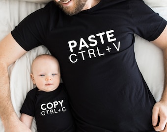 Copy Paste Svg Png, Matching Svg, Ctrl C Shirt, Ctrl V Shirt, Family ...