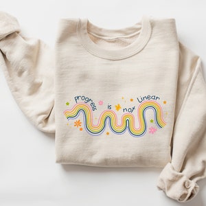 Back To School Teacher Sweatshirt, SPED Teacher Shirt, Teacher Shirts, New Teacher Gift, Progress Is Not Linear, First Day of School Teacher