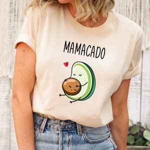 Mamacado Shirt, Baby Announcement Shirt, New Mom Gift, Pregnancy Reveal Shirt, Maternity Shirts, Baby Shower Gift