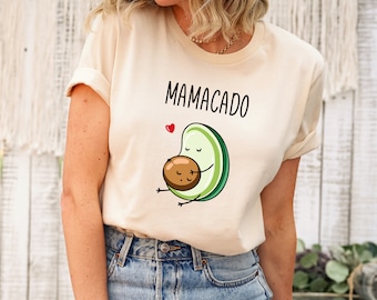 Mamacado Shirt, Baby Announcement Shirt, New Mom Gift, Pregnancy Reveal Shirt, Maternity Shirts, Baby Shower Gift