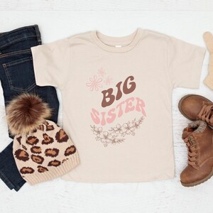 Big Sister Shirts For Toddlers Funny Big Sister Tshirt Cute Sister Announcement Tees Big Sister Outfit Big Sister Gift From New Baby Unisex