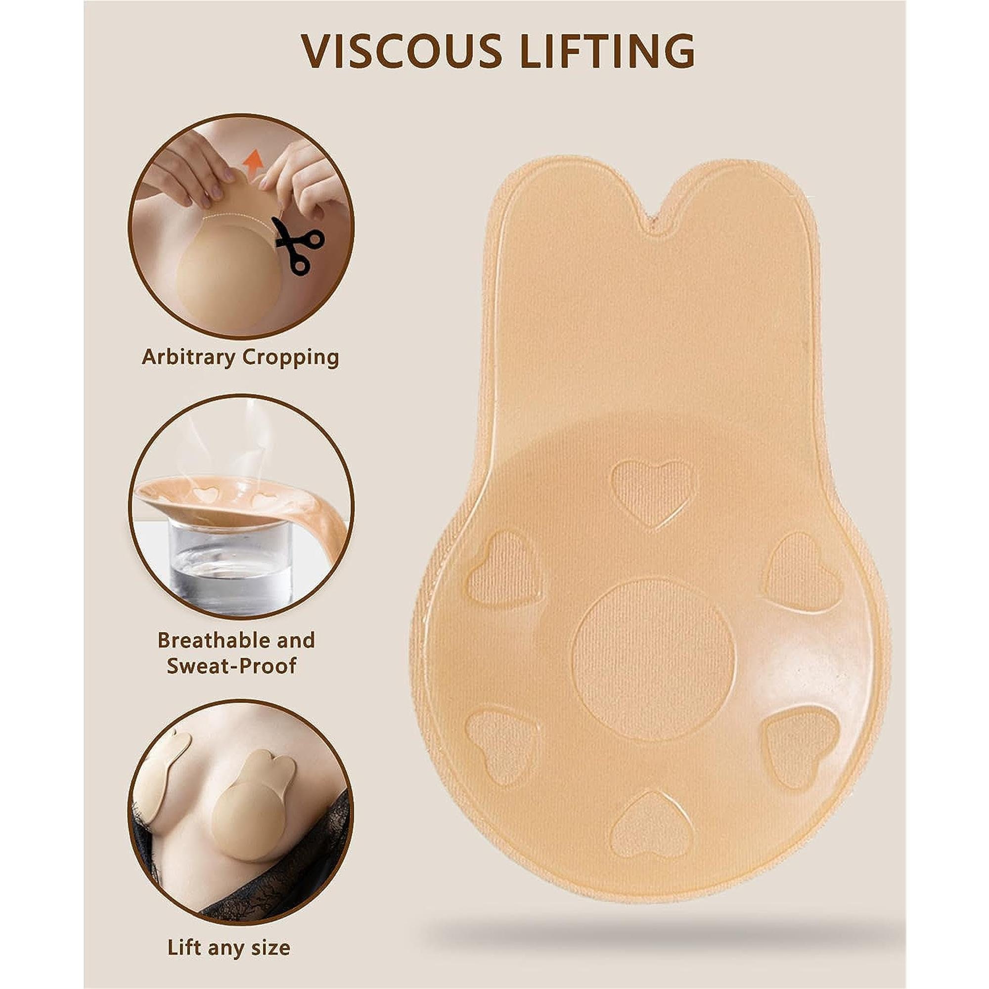 4 Pairs Sticky Bra 2023 Newest Strapless Backless Adhesive Bra - Etsy