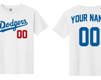 LA Dodgers Youth Personalized Jersey