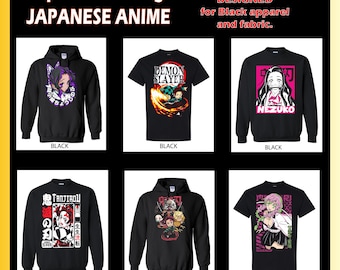 Popular Trending Anime, Japanese dark fantasy black knockout graphics, Shirt, Sweater, Hoodie, Apparel Select your apparel, pick your design