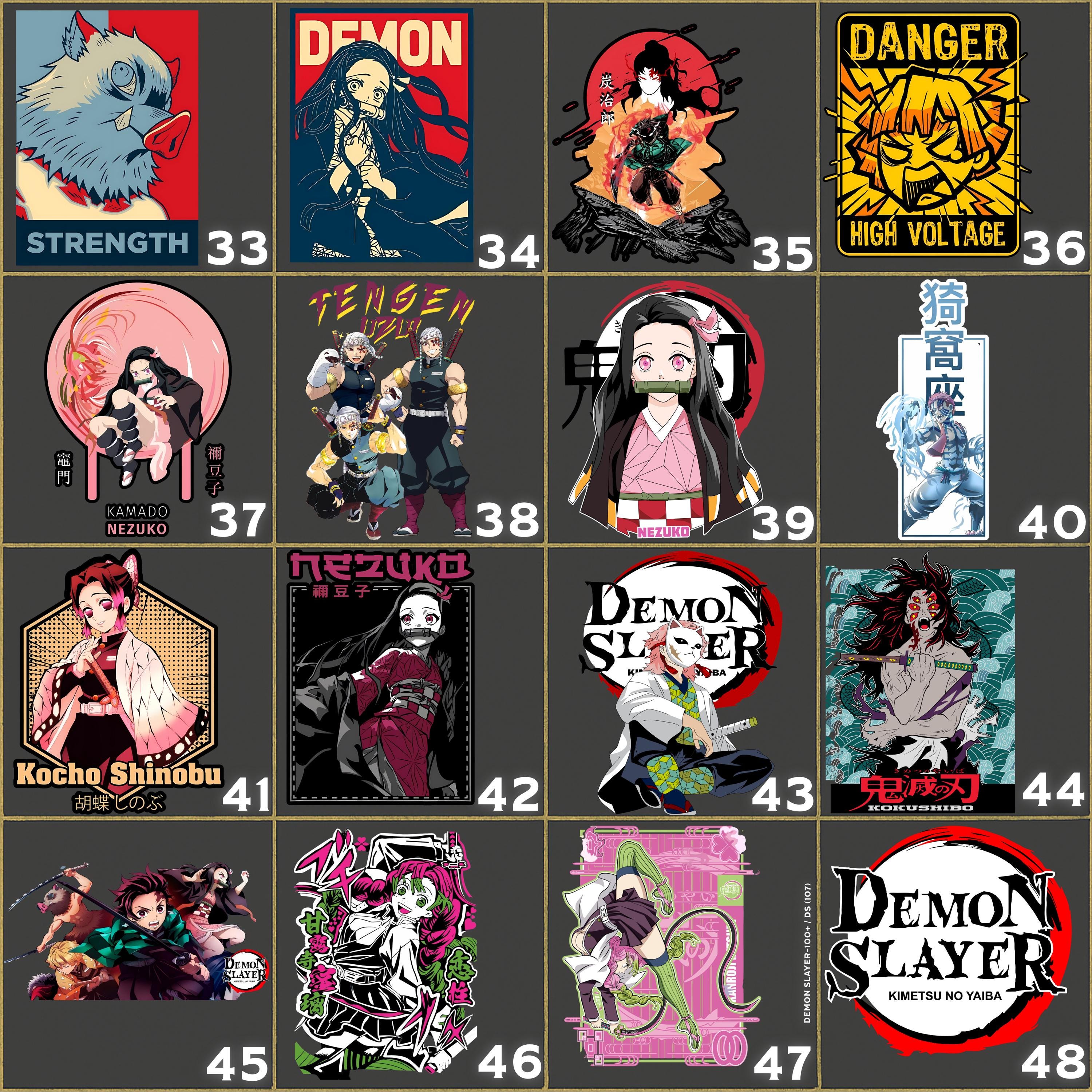 Popular Trending Anime DTF Transfers, Japanese Dark Fantasy Graphics ...