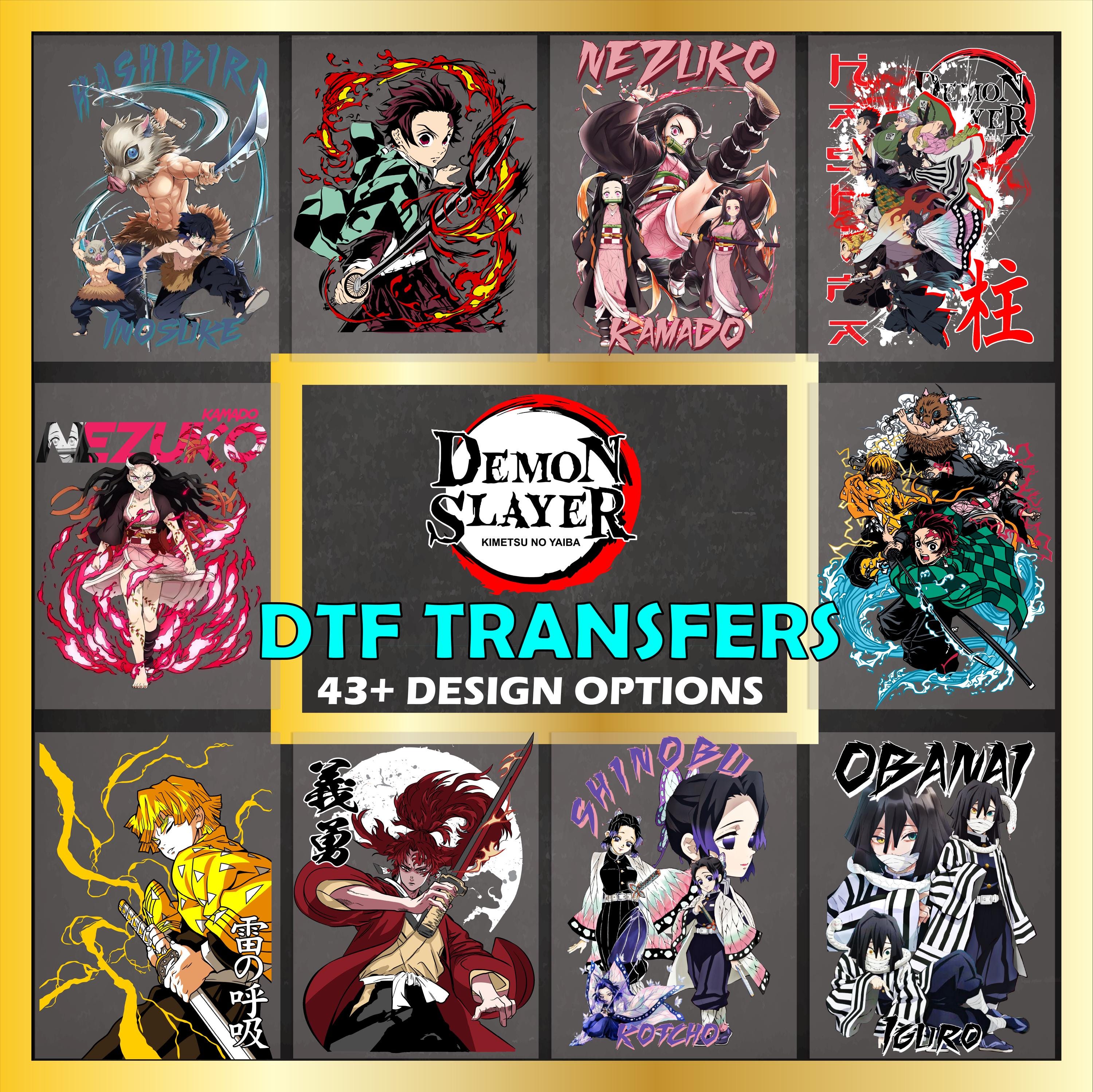Popular Trending Anime DTF Transfers, Japanese Dark Fantasy Graphics ...