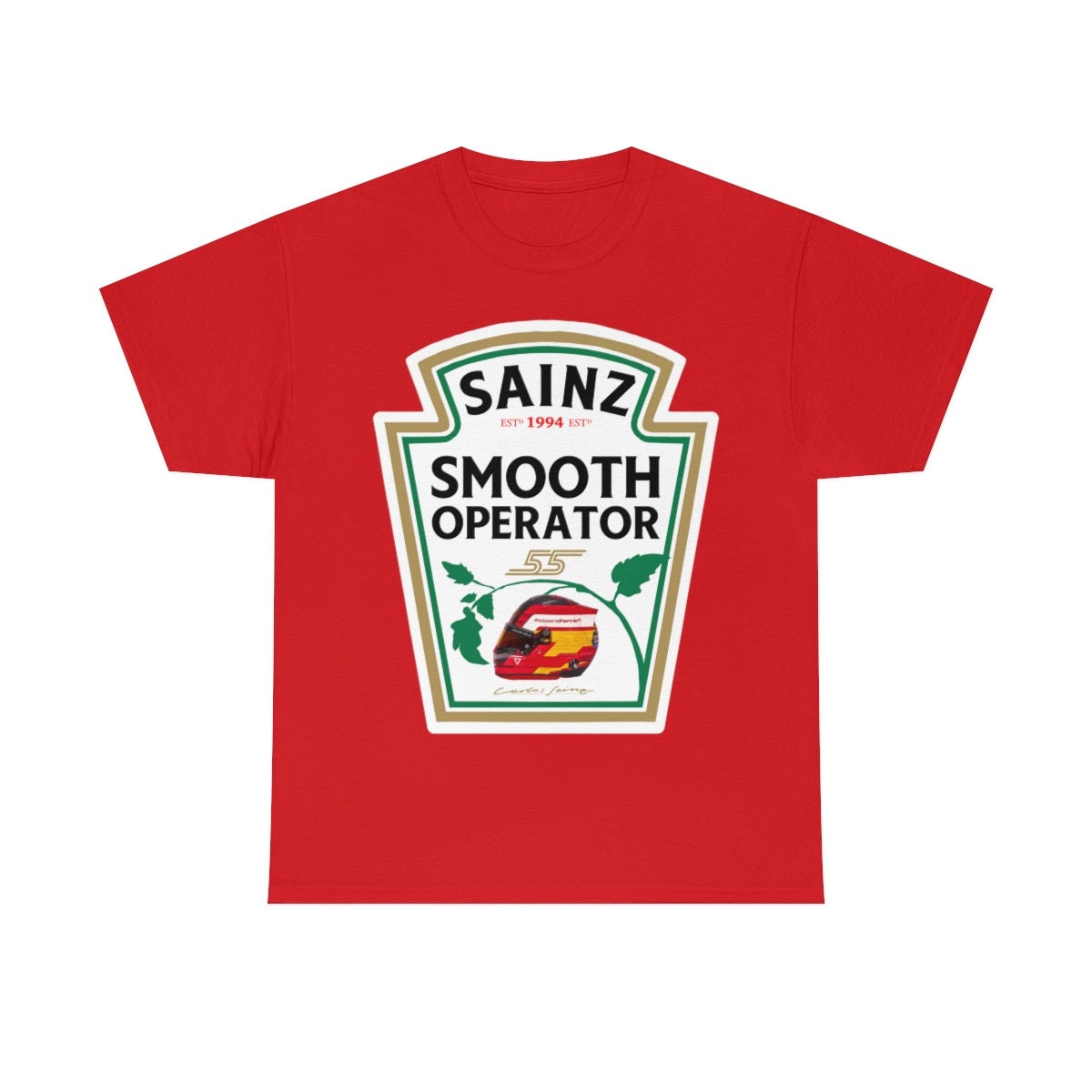 Sainz Smooth Operator Classic T-shirt , Unisex Heavy Cotton Tee 