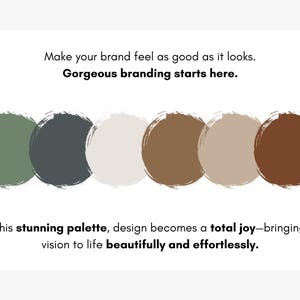 Rustic Rgb Rustic Cabin Brand Color Palette for Design, Sage Green, Charcoal Green ...