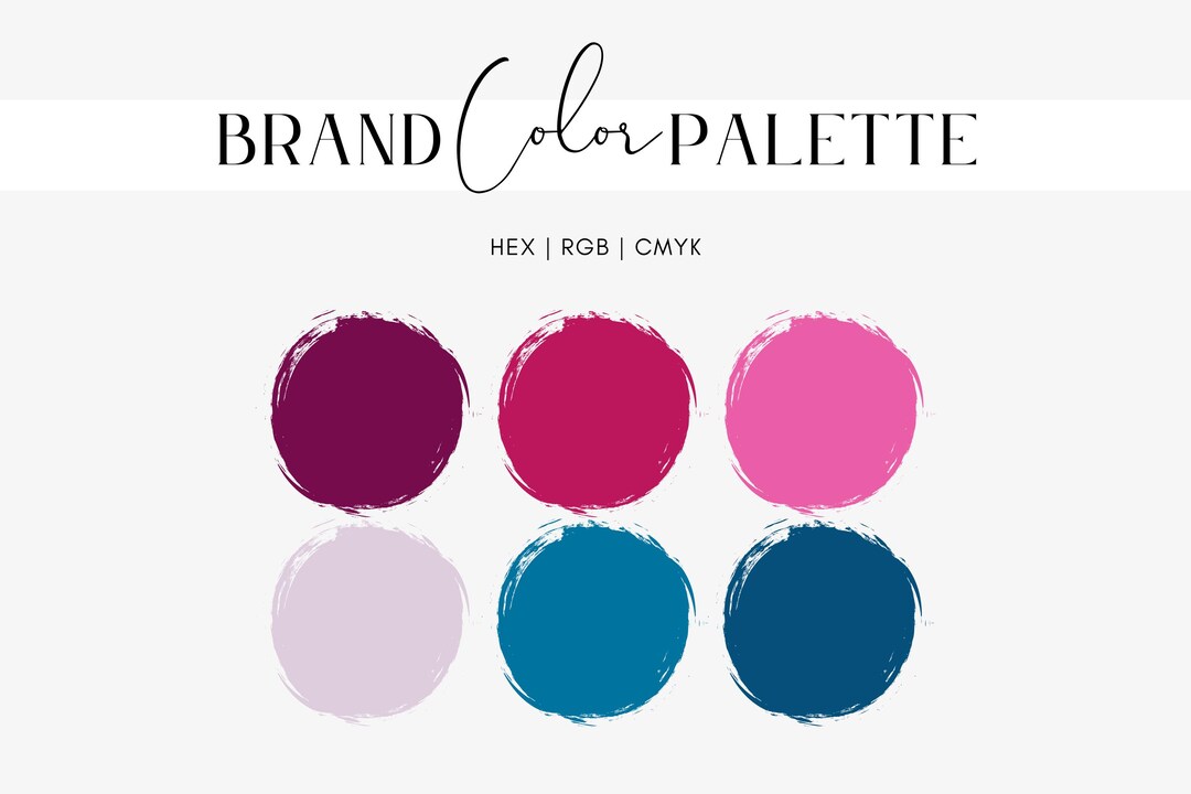 Candy Theme Color Palette, Burgundy, Magenta, Bright Pink, Lavender ...