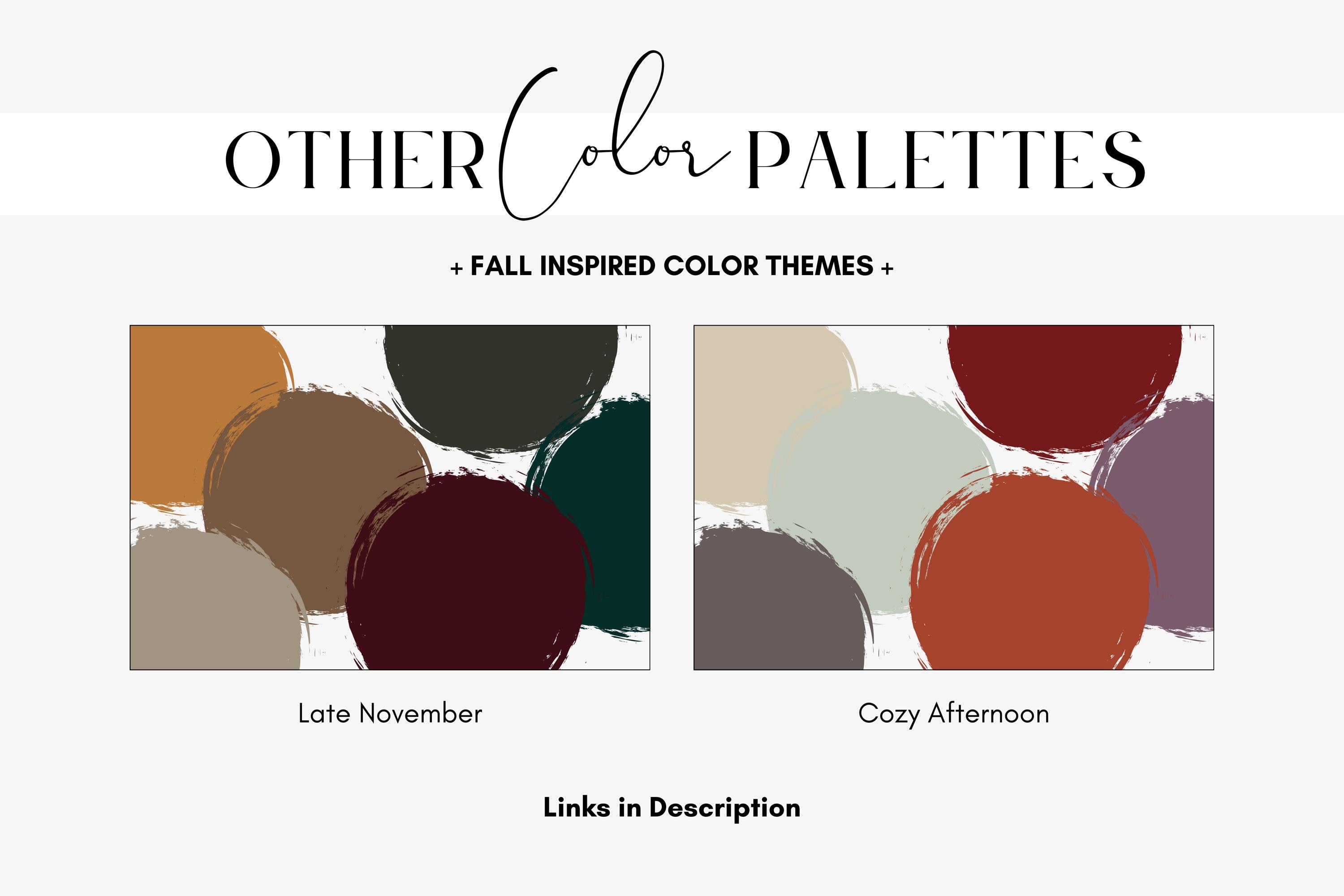 Green and Brown Color Palette for Digital Marketing Materials, Autumn ...