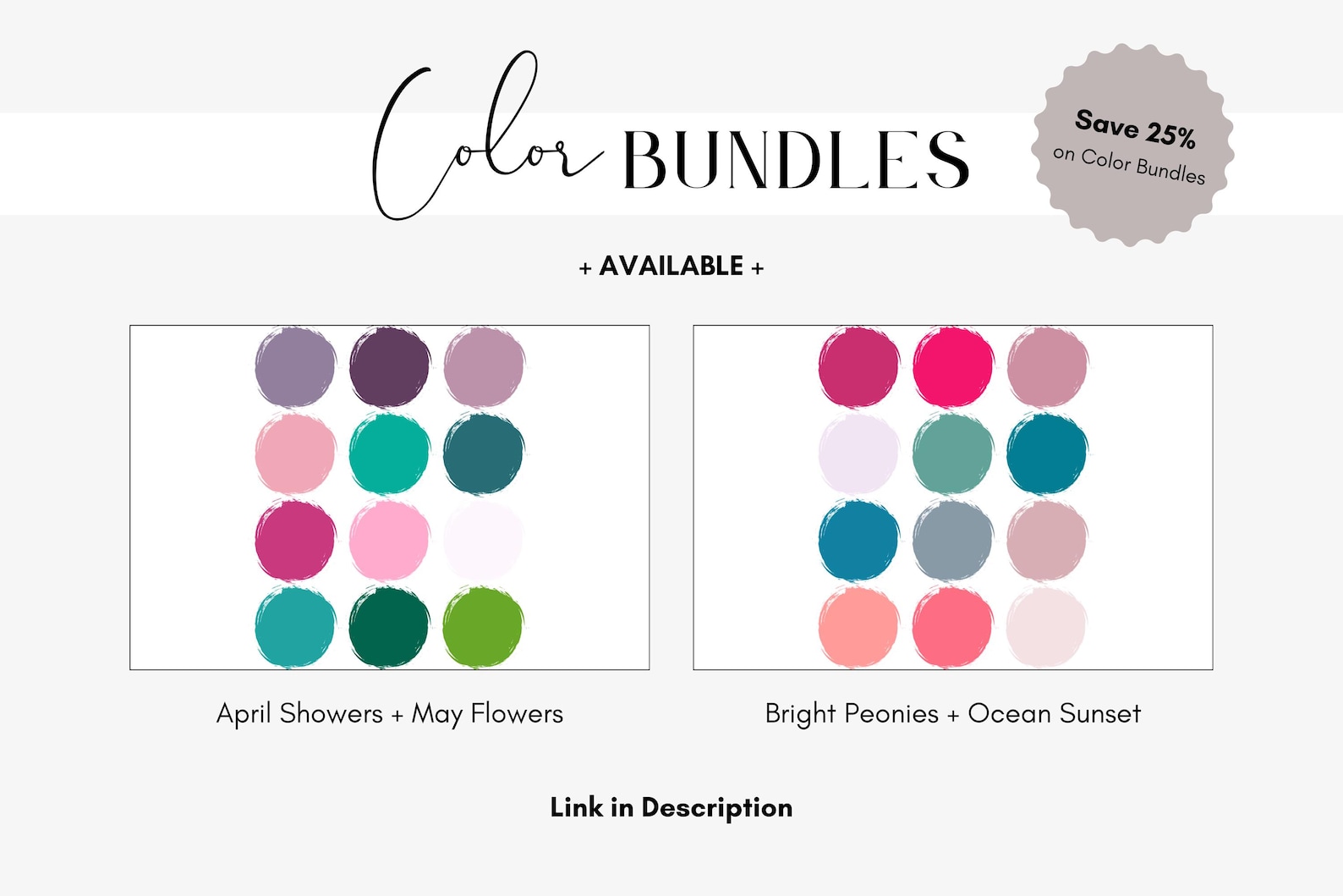 Peony Blue Color Code Bright Peonies Color Palette for Custom Branding, Website Design, Logos ...