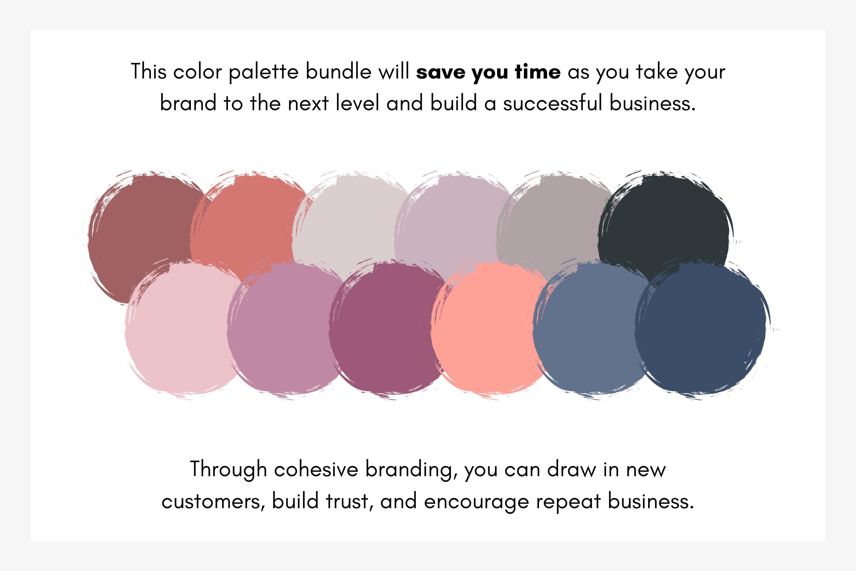 Dusk and Sunset Color Palette for Branding, Mauve Taupe, Copper ...