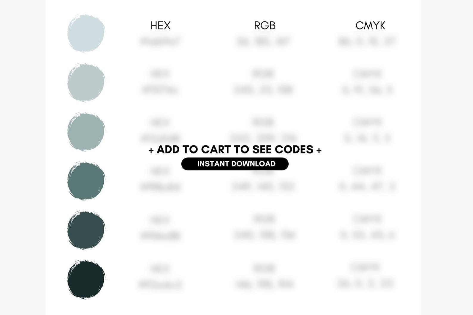 Pyplot Forest Green Rgb Green Snowy Forest Color Palette for Branding and Design, Perfect for ...