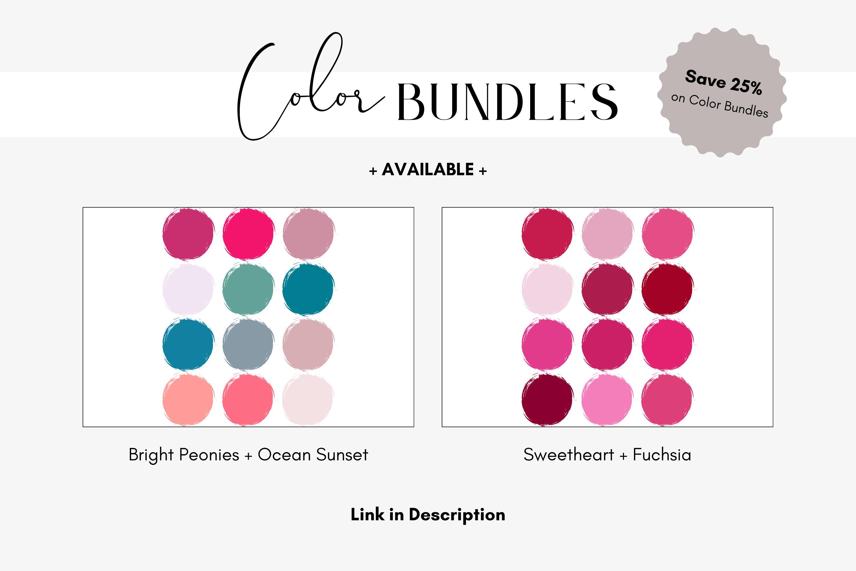 Pucha Color Fuchsia Color Palette, Vibrant Pink Shades for Small Business Branding ...