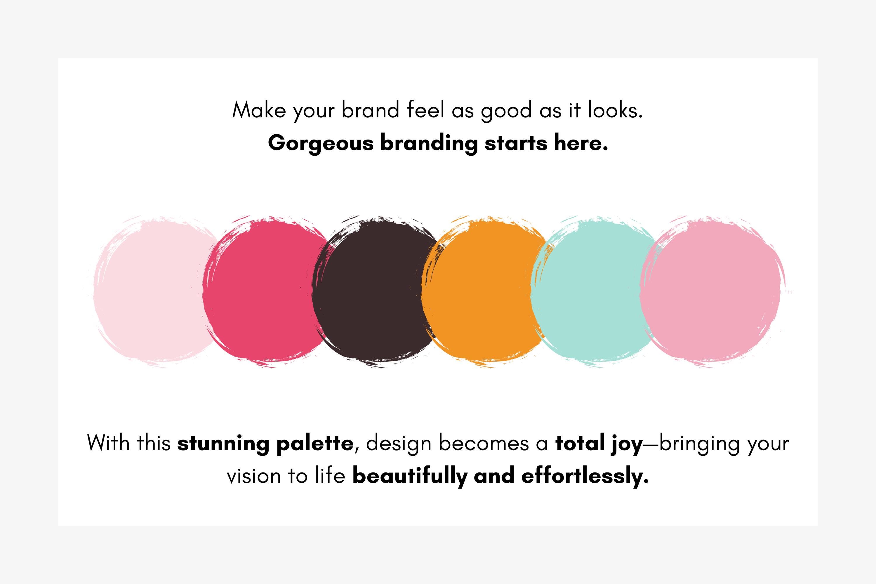 Cute Candy Corn Color Palette, Blush, Magenta, Dark Brown, Orange, Aqua ...