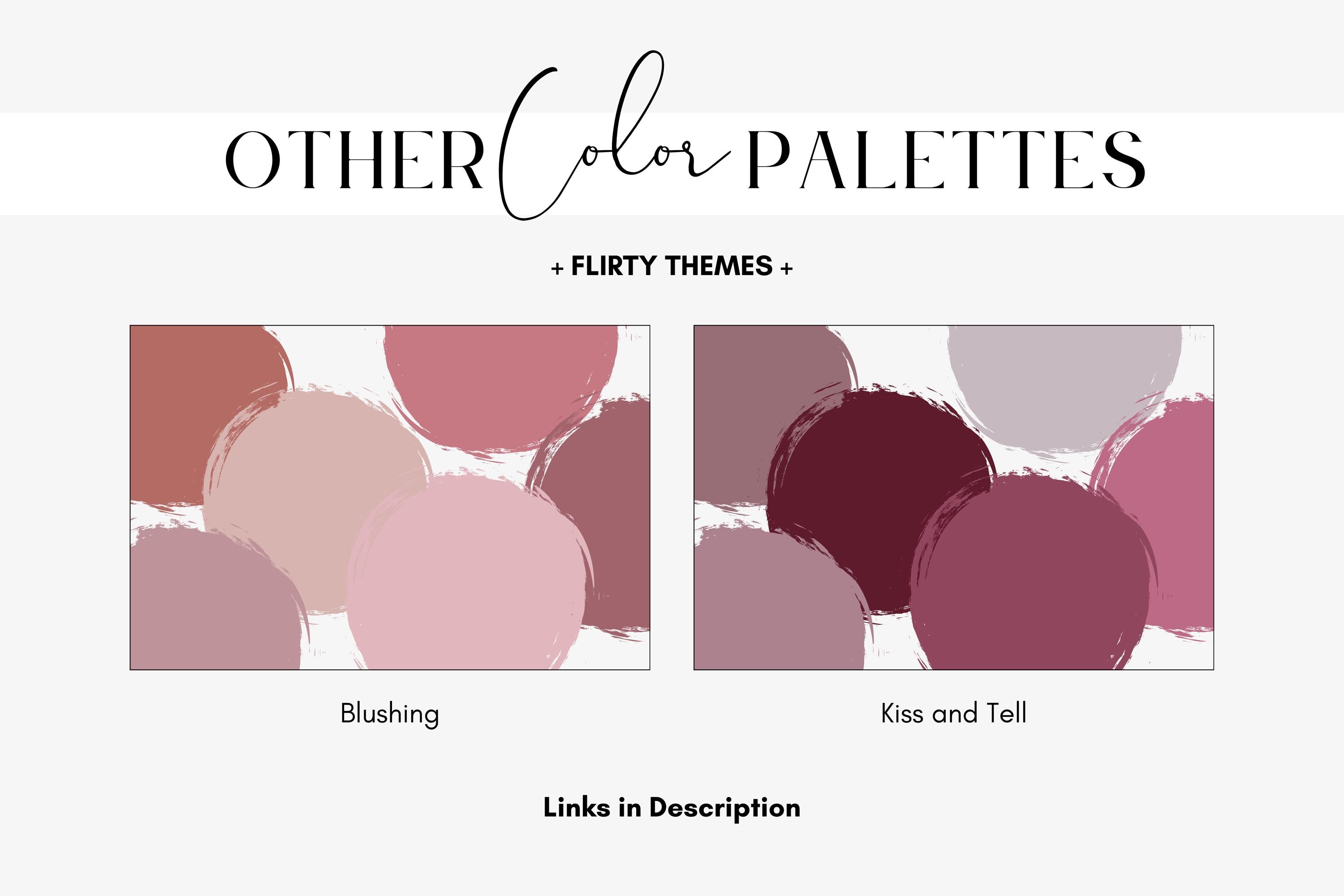 Love Letters Color Palette, Burgundy, Rouge, Rusty Rose, Light Pink ...