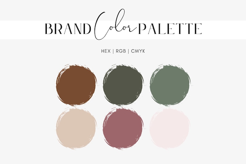 Autumn Color Palette, Small Business Branding, Chestnut Brown, Olive ...
