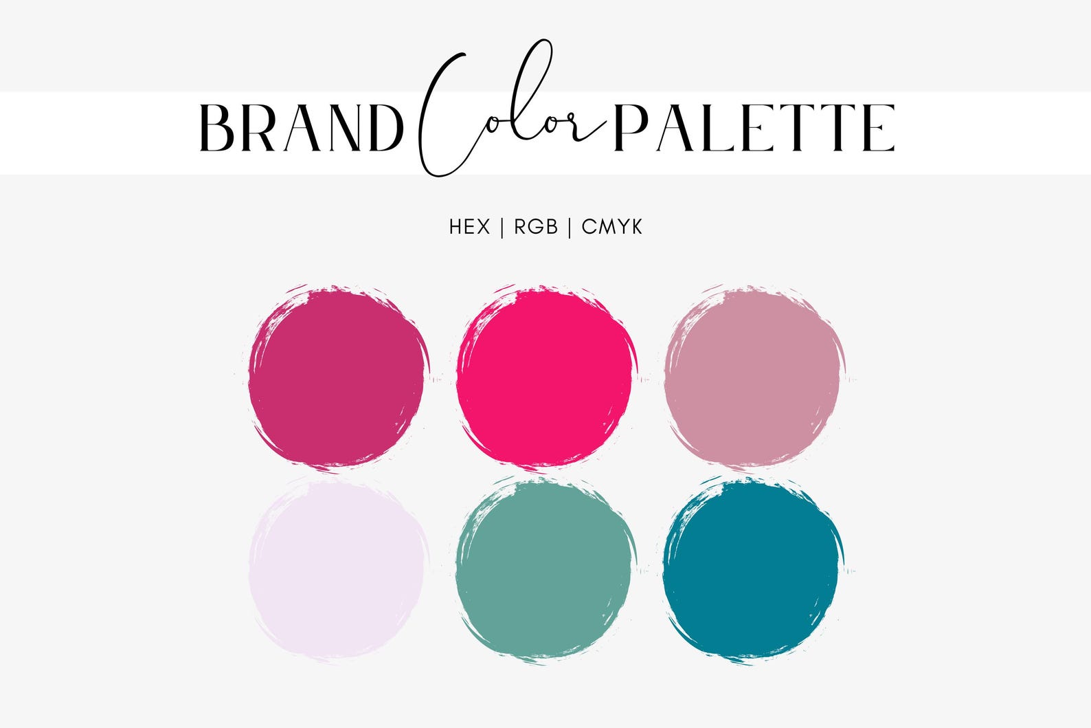 Peony Blue Color Code Bright Peonies Color Palette for Custom Branding, Website Design, Logos ...