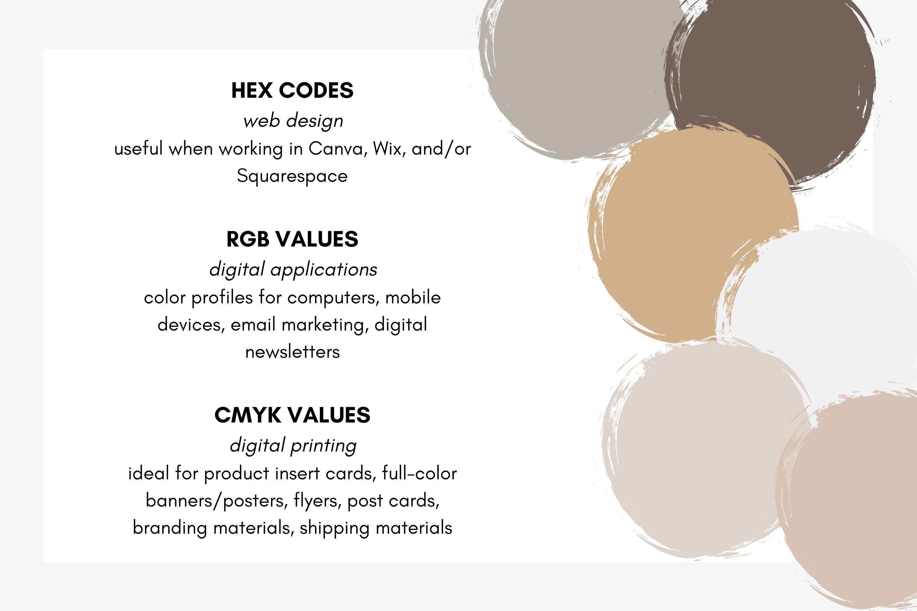 Neutral Color Palette, Warm Earth Tones for Branding, Warm Brown ...