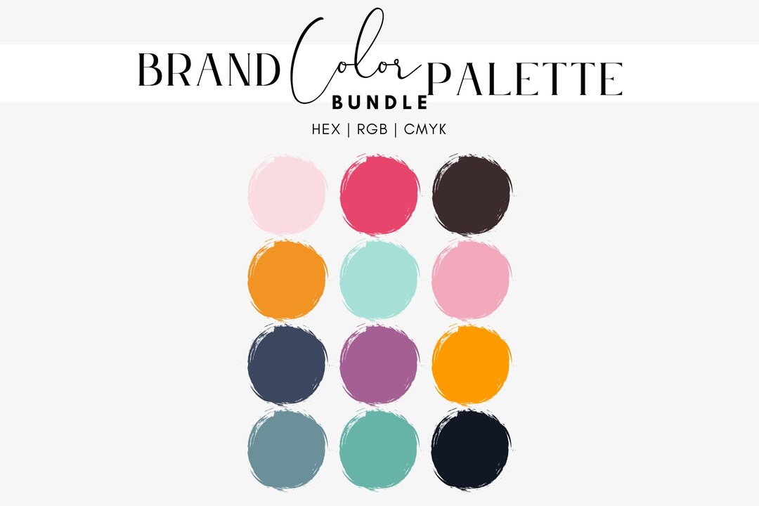 Halloween Color Palette Bundle, Candy Corns, Ghost Town, Digital Hex ...