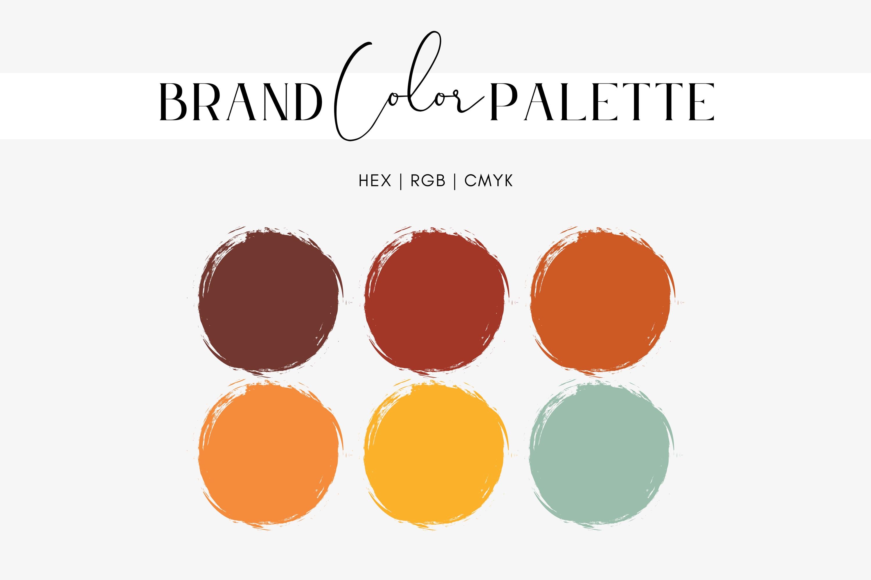 Sunflower Color Palette, Dark Chocolate, Burnt, Dark, and Bright