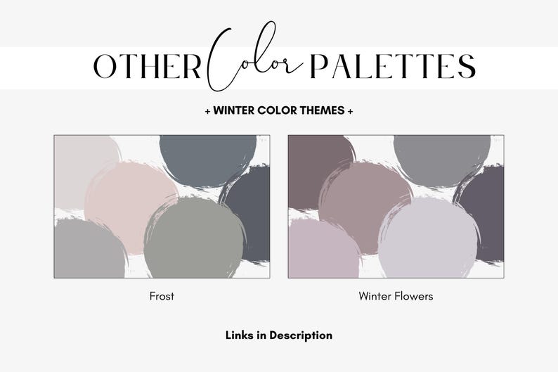 Green Snowy Forest Color Palette for Branding and Design, Perfect for ...
