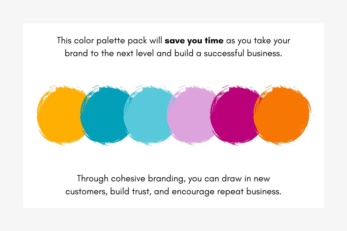 Bright Birthday Theme Color Palette for Branding Design, Marigold ...