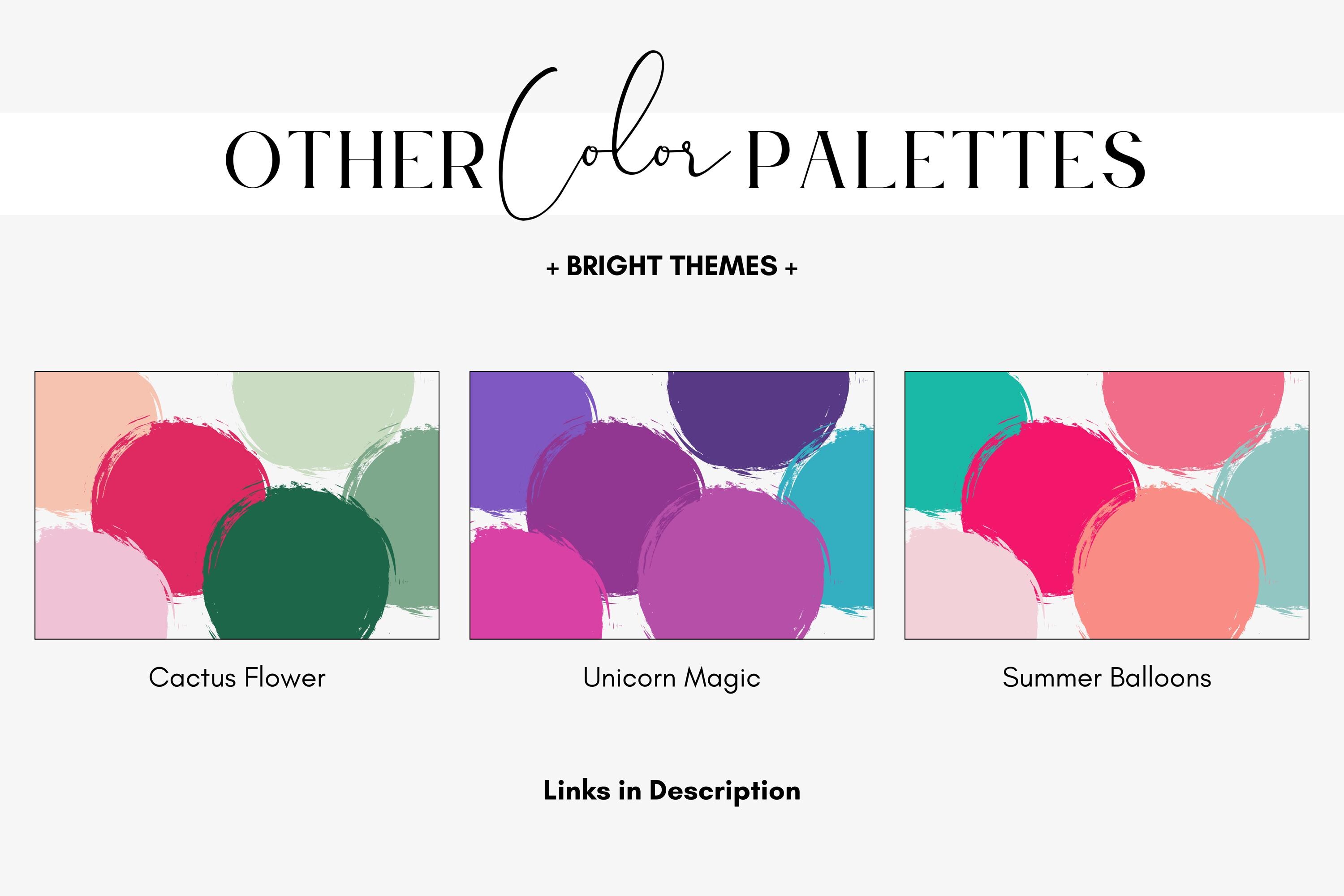 Bright Birthday Theme Color Palette for Branding Design, Marigold ...