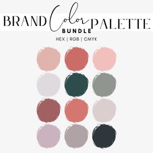 May include: A colour palette featuring 12 different colours. The colours are arranged in a grid of four rows and three columns. The colours are: light pink, dark pink, light grey, dark grey, light red, dark red, light green, dark green, light purple, dark purple, light blue, dark blue.