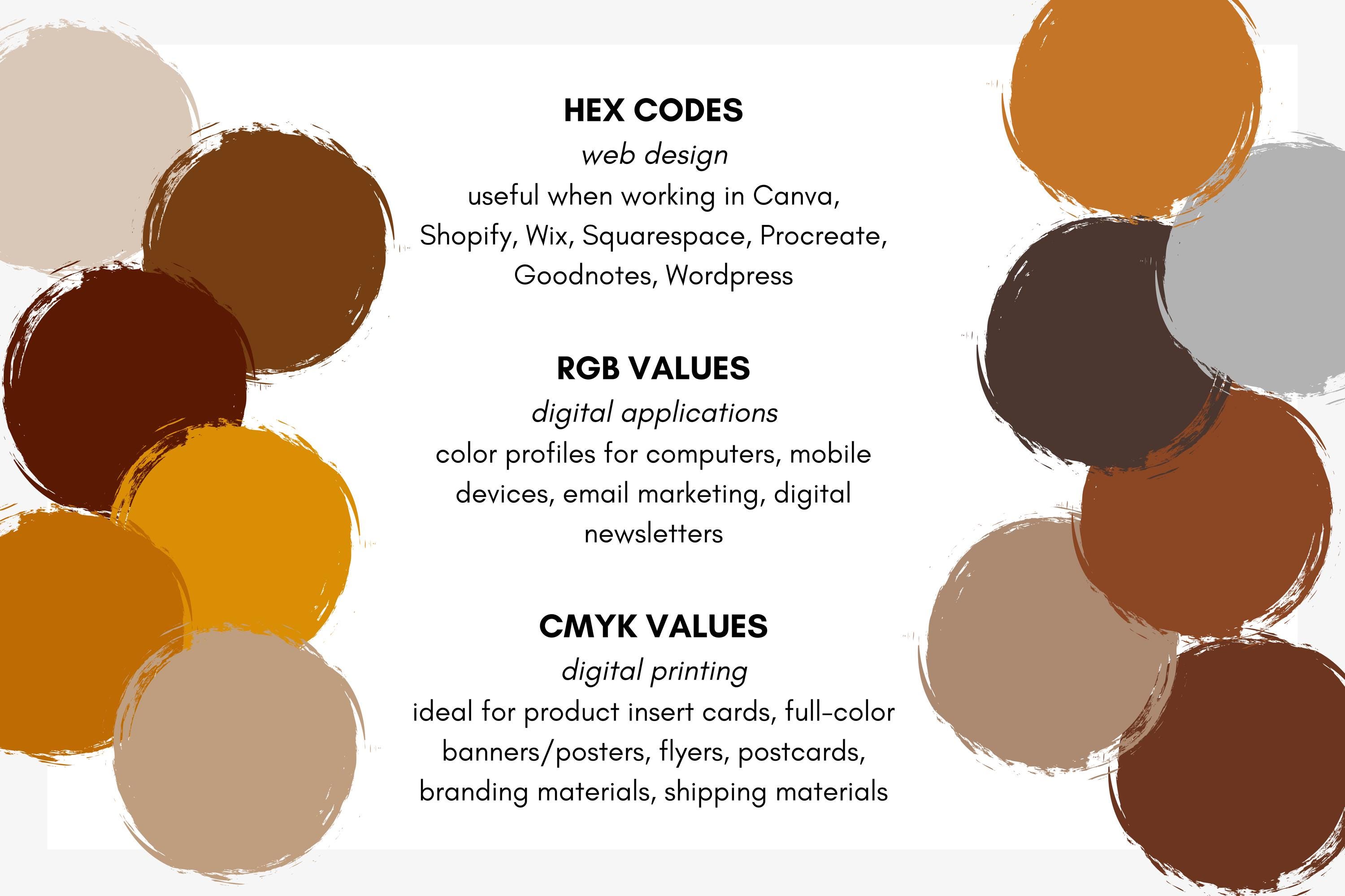 アニメ Colorful Palette Brown 7mai Fall Color Palette Bundle, Sand, Chocolate, Mocha, Coffee, Amber
