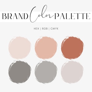 Boho Color Palette, Sage Green and Warm Terracotta Shades, Aesthetic ...