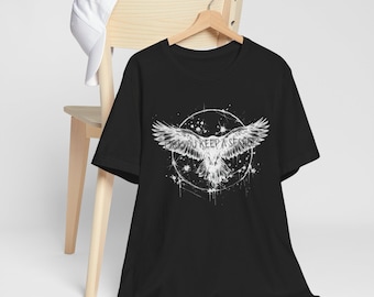 Raven At Night "Can You Keep A Secret" Tee | Gothic Crow Gothic Design