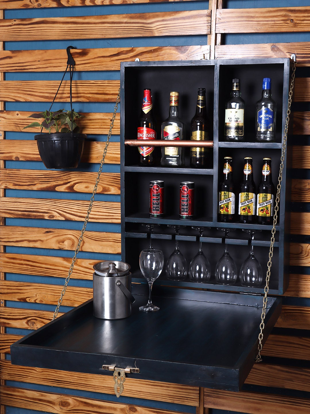 Handcarved Bar Wall Drop Down Bar Down Carved Outdoor Etsy