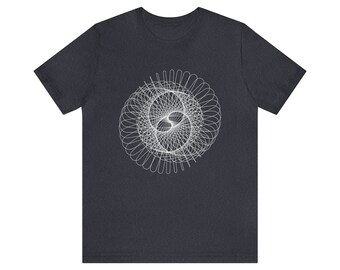 Comfy Parametric T-Shirt - Spiral Pattern B