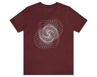 Comfy Parametric T-Shirt - Spiral Pattern A