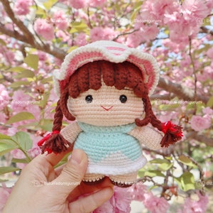Beatrix the lil girl - Crochet pattern, crochet doll, amigurumi pattern, PDF file