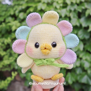 Gialla the lil duck - Crochet pattern, crochet doll, crochet duck, duckling, amigurumi duck, PDF file