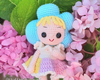 Cloud doll / Crochet Doll Pattern / Amigurumi Doll Pattern / PDF file