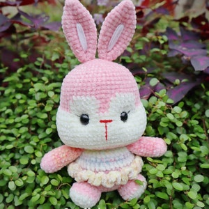 Lucia the Bunny - Crochet bunny, crochet doll, amigurumi pattern, amigurumi bunny, PDF file