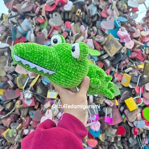 Naomi the Crocodile - Crochet crocodile, amigurumi crocodile, amigurumi pattern, doll pattern, PDF file