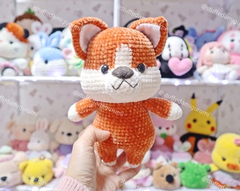 Culotte pêche corgi - Modèle au crochet, amigurumi au crochet, amigurumi corgi, crochet corgi, fichier PDF