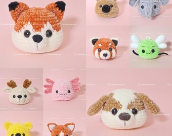 SA Tier Schlüsselanhänger chap 3 - 10 in 1 - Häkelanleitung, gehäkelter Schlüsselanhänger, Amigurumi Schlüsselanhänger, Amigurumi Schlüsselanhänger, PDF-Datei
