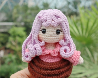 NANAMI la petite fille - Poupée au crochet, poupée amigurumi, motif amigurumi, motif de poupée, fichier PDF