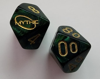 100DOS Mythic-dobbelstenenset (Scarabee en Tweelingen)