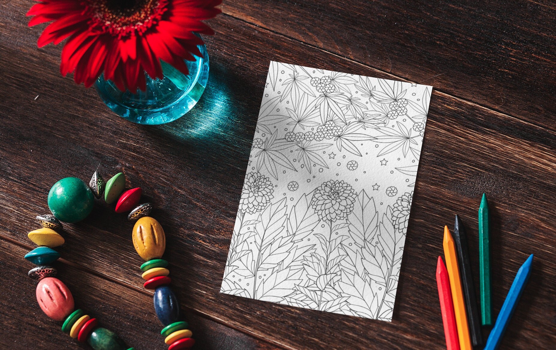 Secret Garden Coloring Book, Coloring Book Bundle, the Secret Garden ...