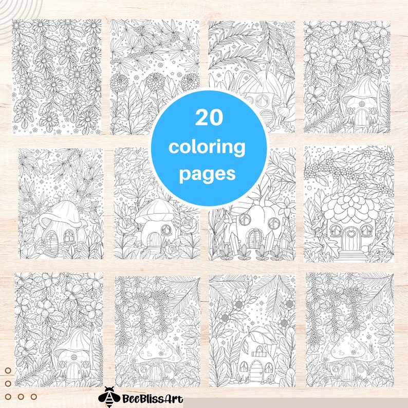 Secret Garden Coloring Book, Coloring Book Bundle, the Secret Garden