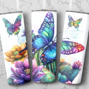 Colorful Butterfly Art Print, High-Resolution Digital Download, Vibrant Floral Wall Art, Instant Download, Home Decor, Printable Art